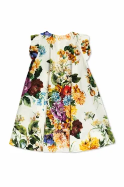 Dolce & Gabbana Kids MULTIKOLOR Sukienka z motywem kwiatowym