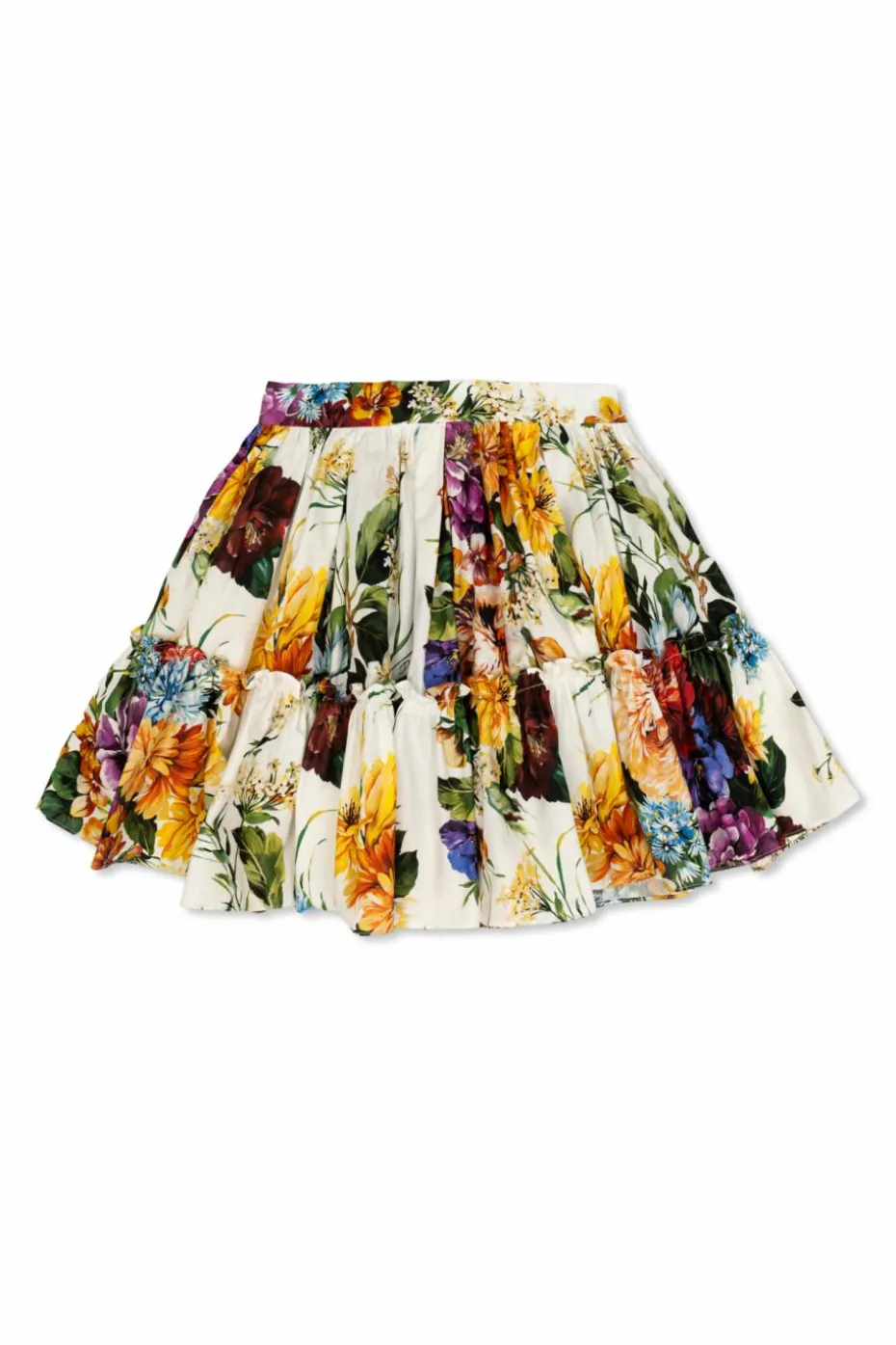 Dolce & Gabbana Kids MULTIKOLOR Spódnica z motywem kwiatowym