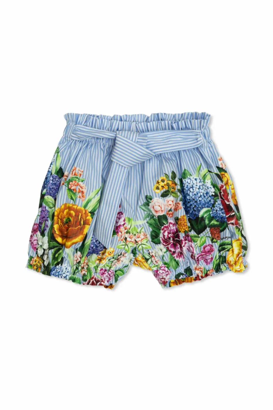 Dolce & Gabbana Kids MULTIKOLOR Szorty z motywem kwiatowym