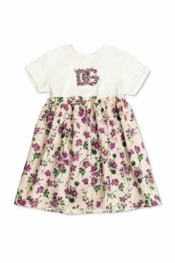 Dolce & Gabbana Kids MULTIKOLOR Sukienka z logo
