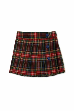 Dolce & Gabbana Kids MULTIKOLOR Spódnica ze wzorem w kratę
