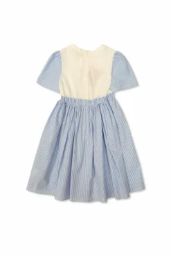 Dolce & Gabbana Kids NIEBIESKI Sukienka z wzorem w paski