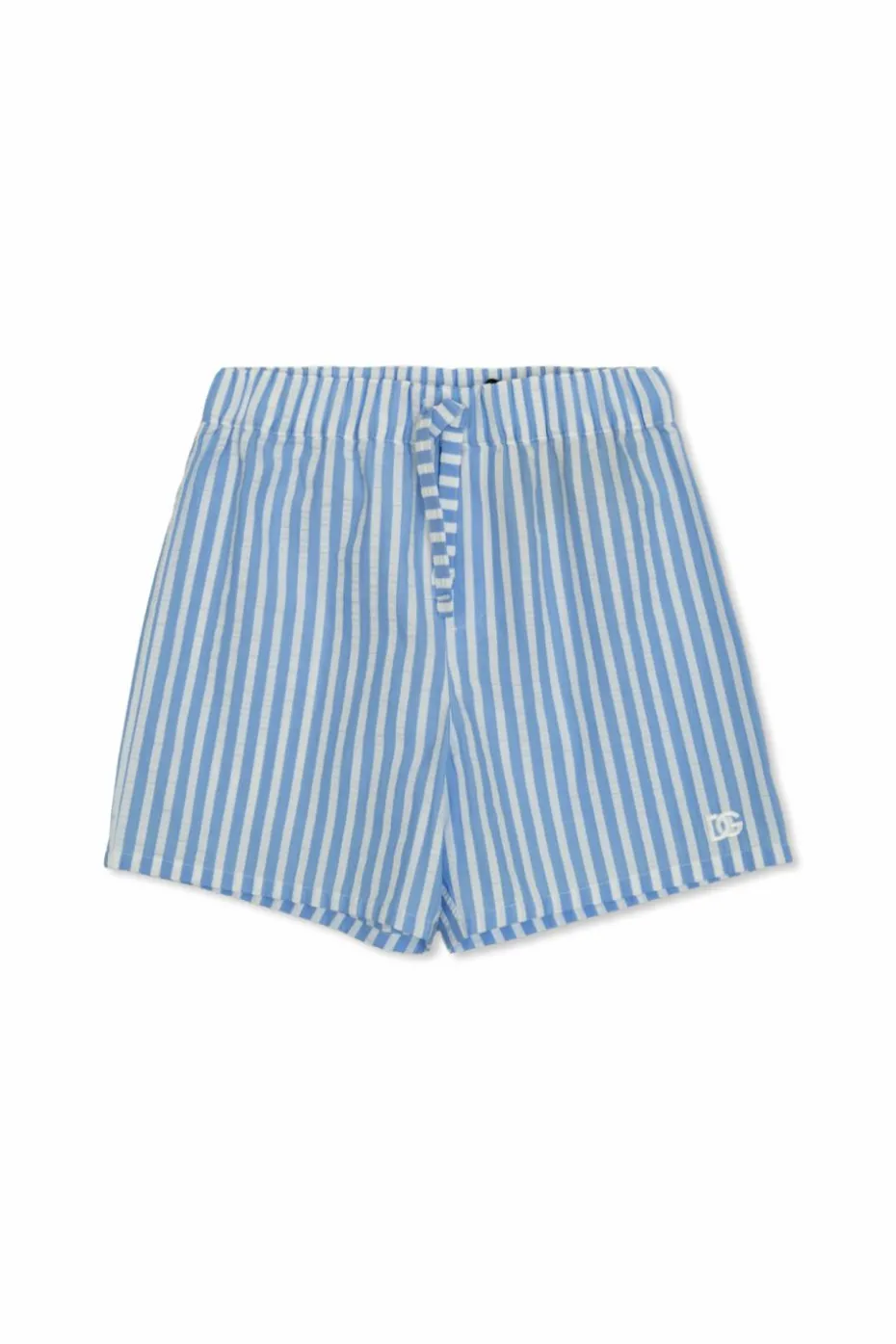 Dolce & Gabbana Kids NIEBIESKI Szorty ze wzorem w pasy