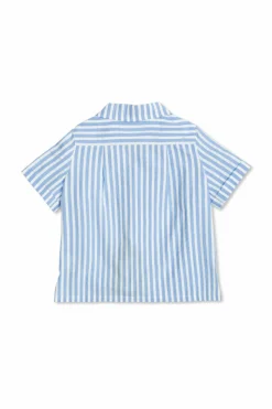 Dolce & Gabbana Kids NIEBIESKI Koszula z krótkimi rękawami