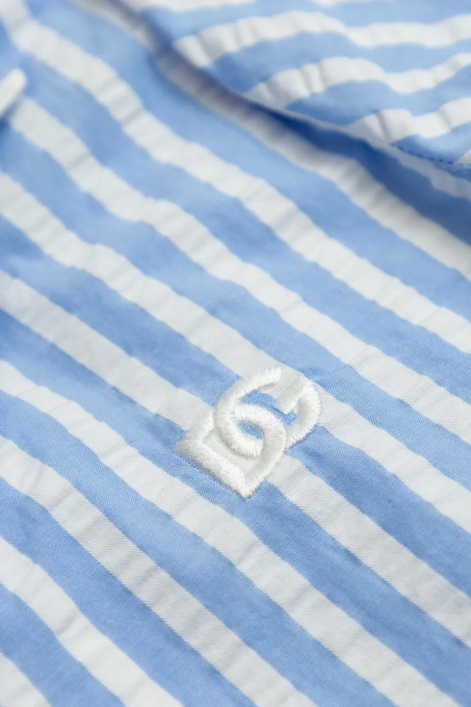 Dolce & Gabbana Kids NIEBIESKI Koszula z krótkimi rękawami