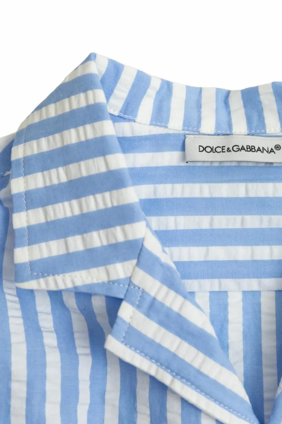 Dolce & Gabbana Kids NIEBIESKI Koszula z krótkimi rękawami