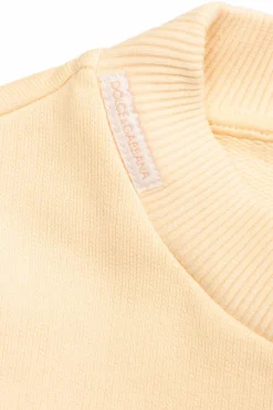 Dolce & Gabbana Kids RÓŻOWY Bluza z logo