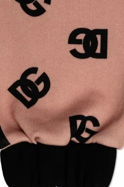 Dolce & Gabbana Kids RÓŻOWY Bluza z monogramem