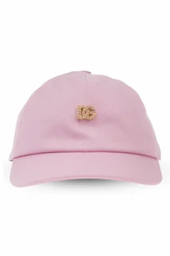 Dolce & Gabbana Kids RÓŻOWY Czapka z daszkiem