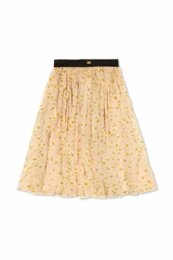 Dolce & Gabbana Kids RÓŻOWY Spódnica z motywem kwiatowym