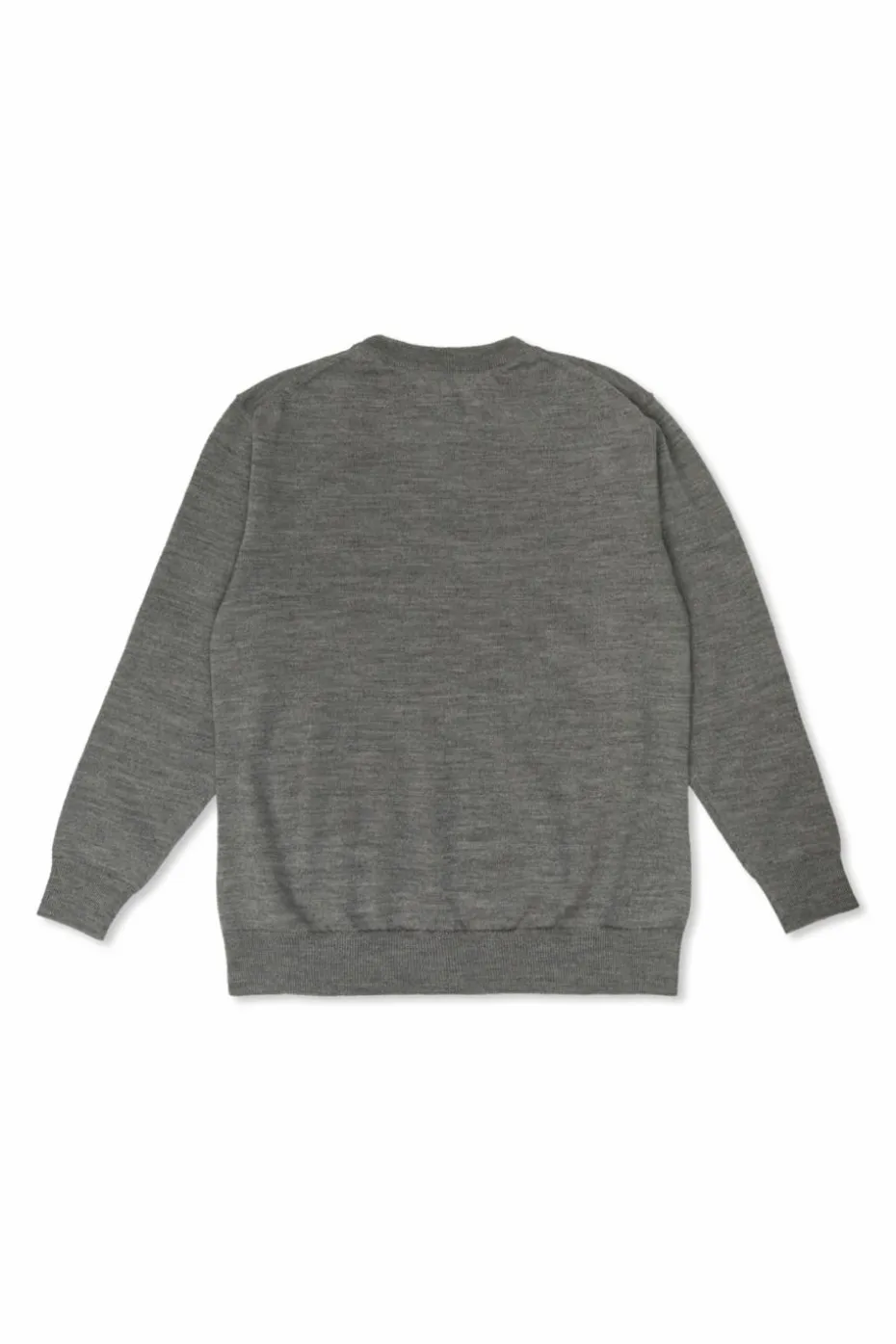Dolce & Gabbana Kids SZARY Wełniany sweter z wyszytym logo