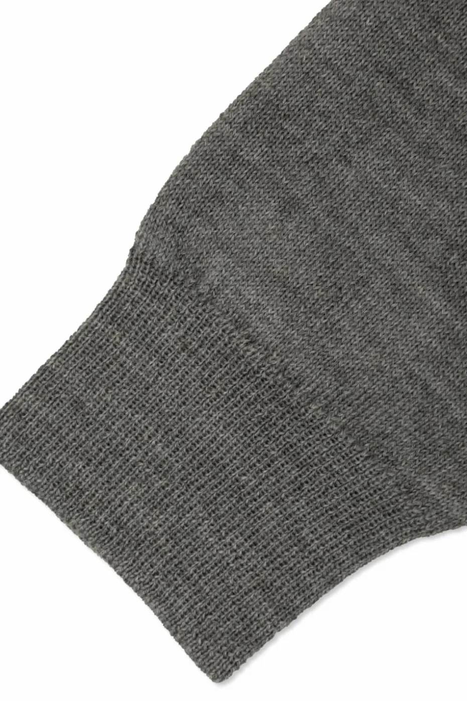 Dolce & Gabbana Kids SZARY Wełniany sweter z wyszytym logo