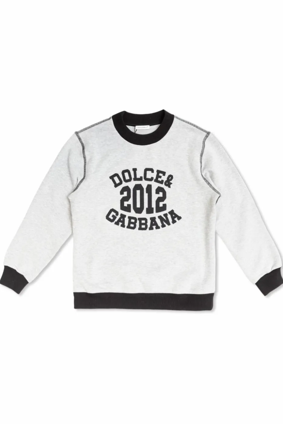 Dolce & Gabbana Kids SZARY Bluza z logo
