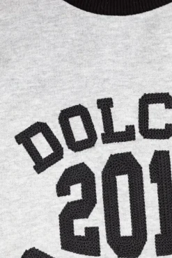 Dolce & Gabbana Kids SZARY Bluza z logo