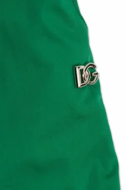 Dolce & Gabbana Kids ZIELONY Szorty z logo