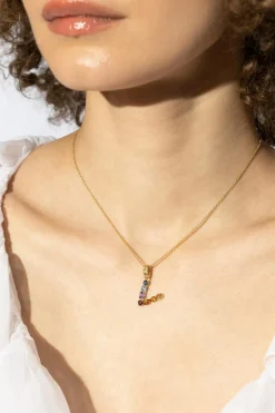 Dolce & Gabbana MULTIKOLOR Zawieszka z kamieniami szlachetnymi