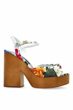Dolce & Gabbana MULTIKOLOR Sandały na platformie