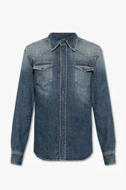 Dolce & Gabbana NIEBIESKI Jeansowa koszula
