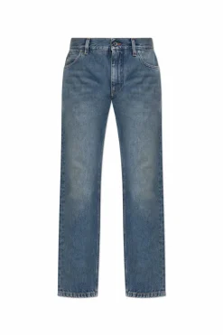 Dolce & Gabbana NIEBIESKI Jeansy z lekko zwężanymi nogawkami