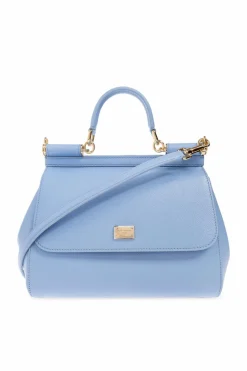 Dolce & Gabbana NIEBIESKI Torba do ręki ‘Sicilly Medium’