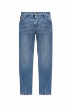 Dolce & Gabbana NIEBIESKI Jeansy z lekko zwężanymi nogawkami
