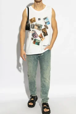 Dolce & Gabbana NIEBIESKI Jeansy typu `skinny`