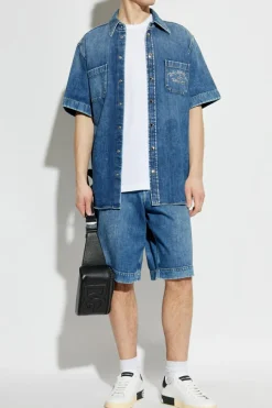 Dolce & Gabbana NIEBIESKI Jeansowe szorty