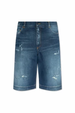 Dolce & Gabbana NIEBIESKI Jeansowe szorty