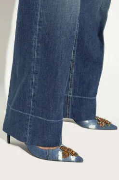 Dolce & Gabbana NIEBIESKI Jeansowe buty na obcasie