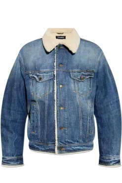 Dolce & Gabbana NIEBIESKI Kurtka jeansowa