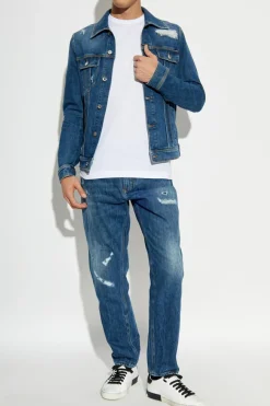 Dolce & Gabbana NIEBIESKI Jeansy tupu `loose`