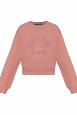Dolce & Gabbana RÓŻOWY Bluza z logo