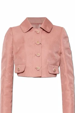 Dolce & Gabbana RÓŻOWY Krótka marynarka