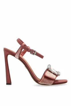 Dolce & Gabbana RÓŻOWY Sandały na obcasie