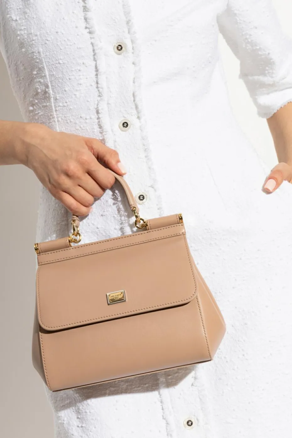 Dolce & Gabbana RÓŻOWY Torba na ramię `Sicily Medium`