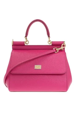 Dolce & Gabbana RÓŻOWY Torba na ramię ‘Sicily Small’