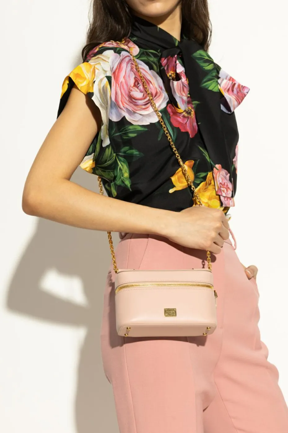 Dolce & Gabbana RÓŻOWY Torba na ramię `Sicily`