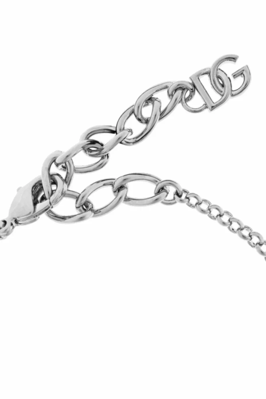 Dolce & Gabbana SREBRNY Bransoleta z logo