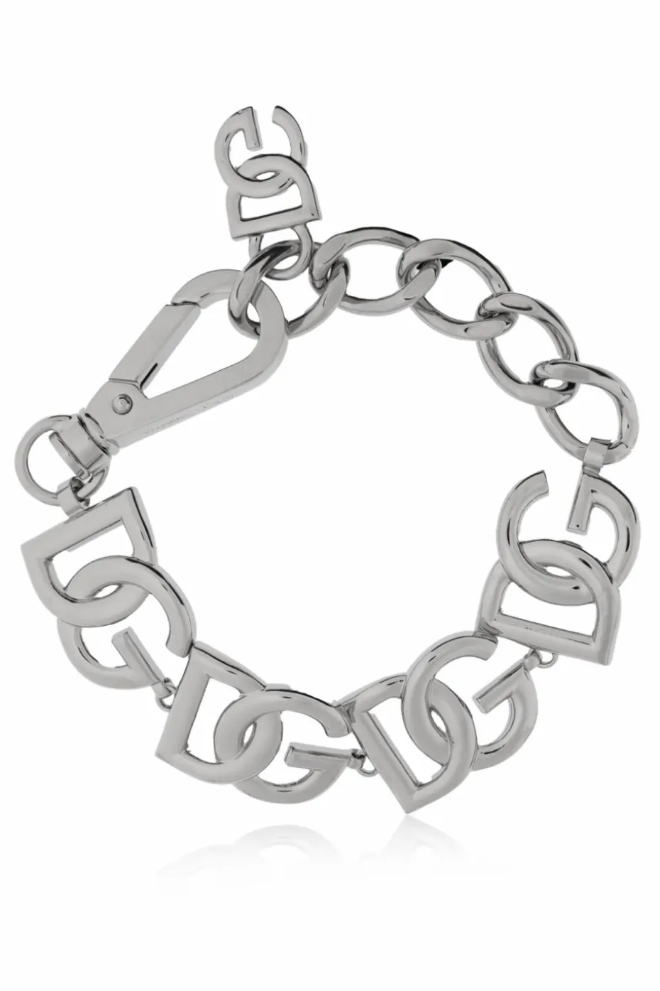 Dolce & Gabbana SREBRNY Bransoleta z logo
