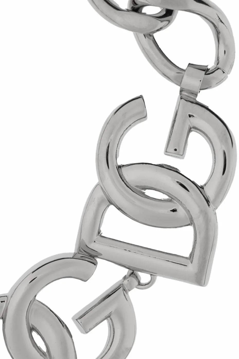 Dolce & Gabbana SREBRNY Bransoleta z logo