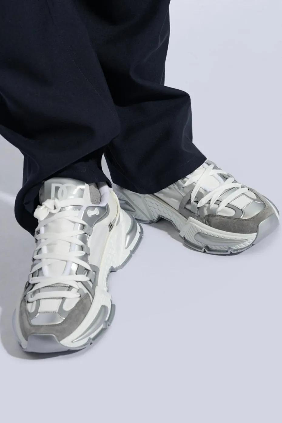 Dolce & Gabbana SREBRNY Buty sportowe ‘Air Master’