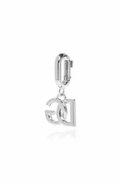 Dolce & Gabbana SREBRNY Zawieszka z logo