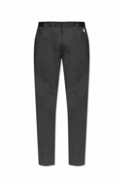 Dolce & Gabbana SZARY Bawełniane spodnie