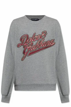 Dolce & Gabbana SZARY Bluza z logo