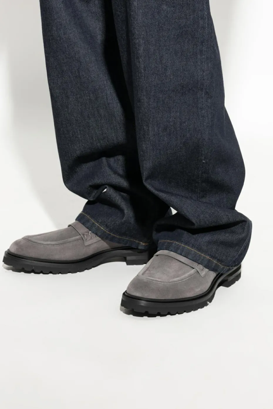 Dolce & Gabbana SZARY Buty typu `loafers`