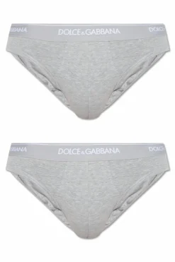 Dolce & Gabbana SZARY Dwupak slipów
