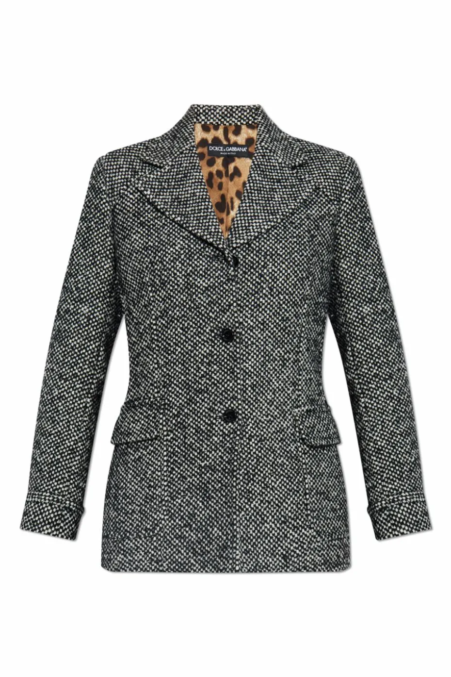 Dolce & Gabbana SZARY Jednorzędowa marynarka
