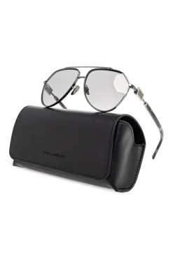 Dolce & Gabbana SZARY Okulary przeciwsłoneczne