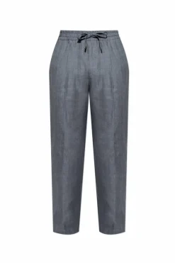 Dolce & Gabbana SZARY Spodnie w kant