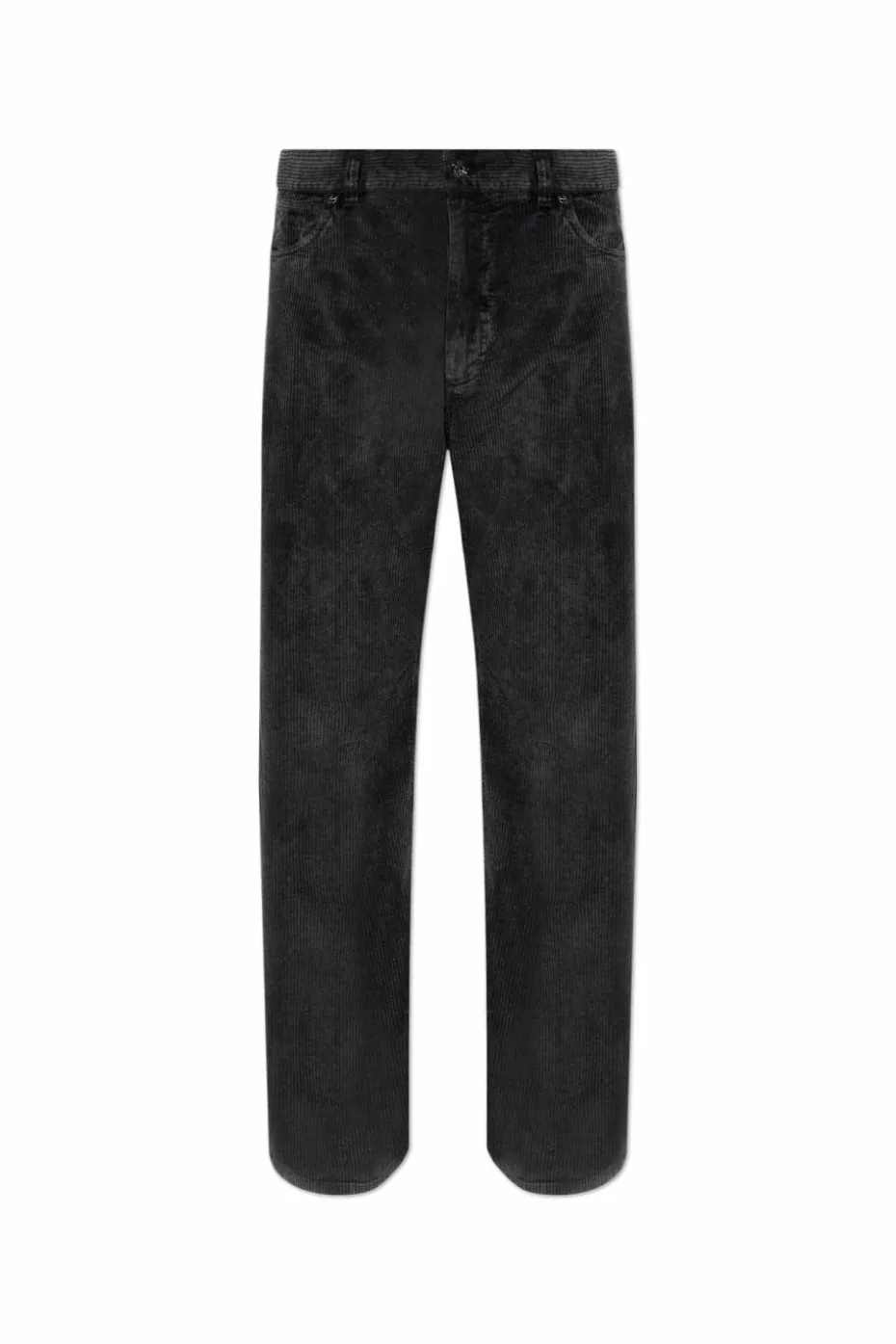 Dolce & Gabbana SZARY Sztruksowe spodnie